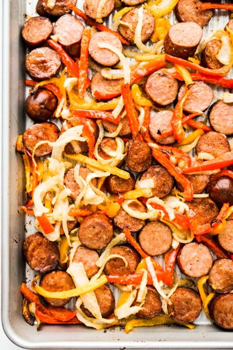 One Pan Sausage and Peppers