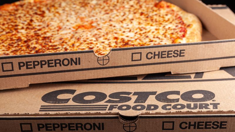 Costco Food Court Combo Slice