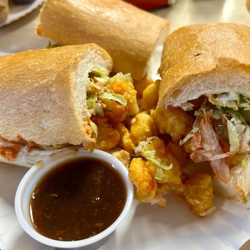 The Perfect Shrimp Po'Boy