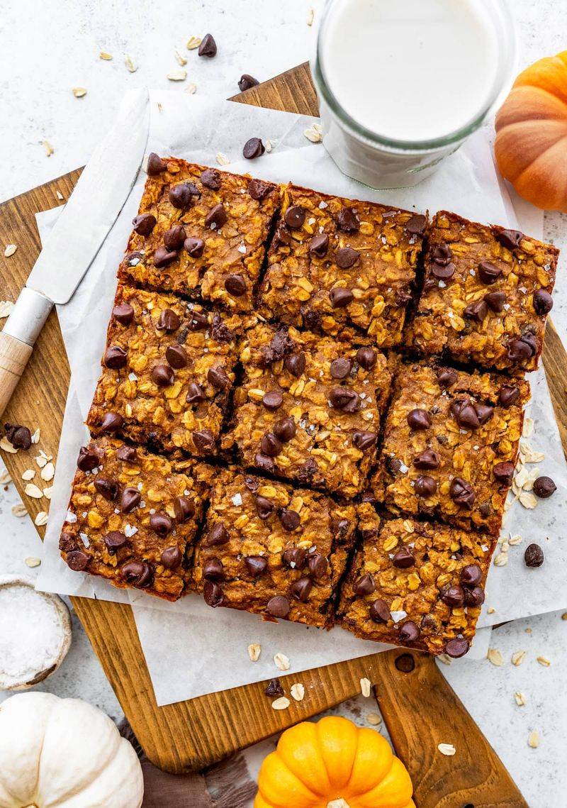 Pumpkin Spice Breakfast Bars