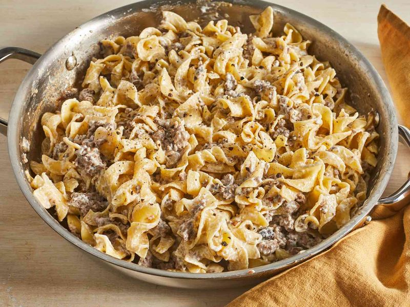 Ground Beef Stroganoff