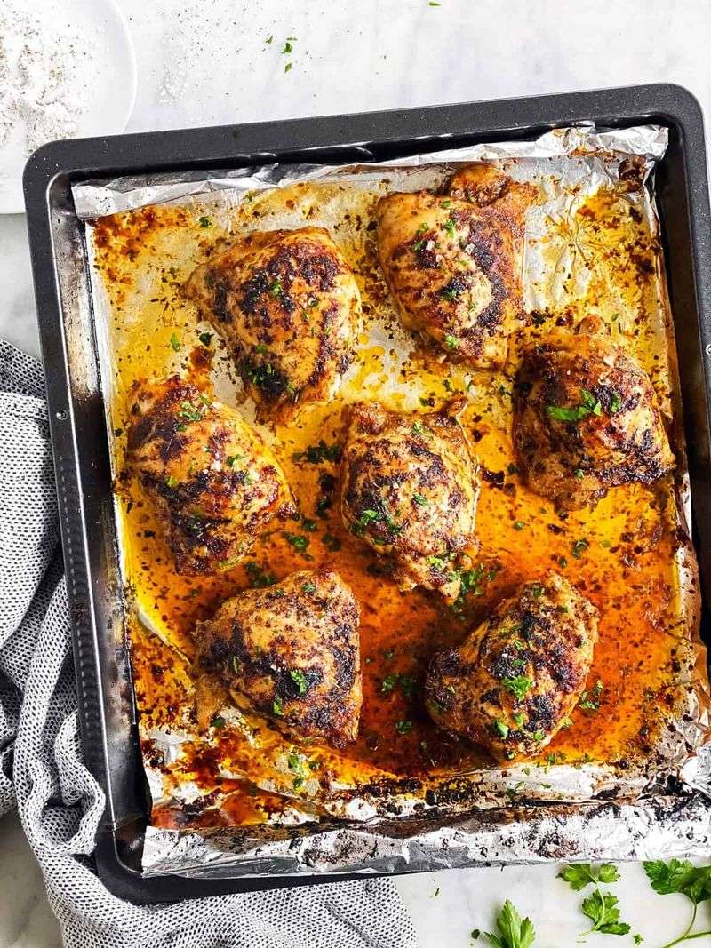 Chicken Thighs in the Oven