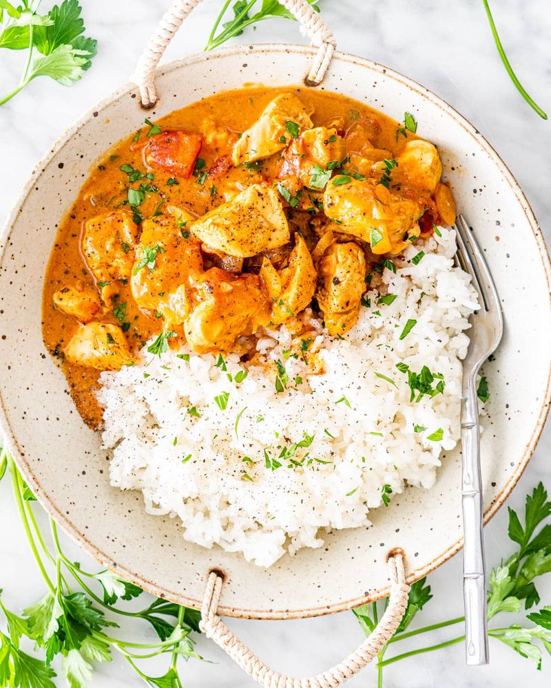 Coconut Curry Simmered Chicken