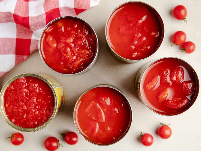 Canned Tomatoes (Diced, Crushed, Sauce, Paste)