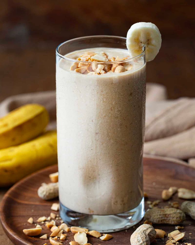 Peanut butter banana smoothie