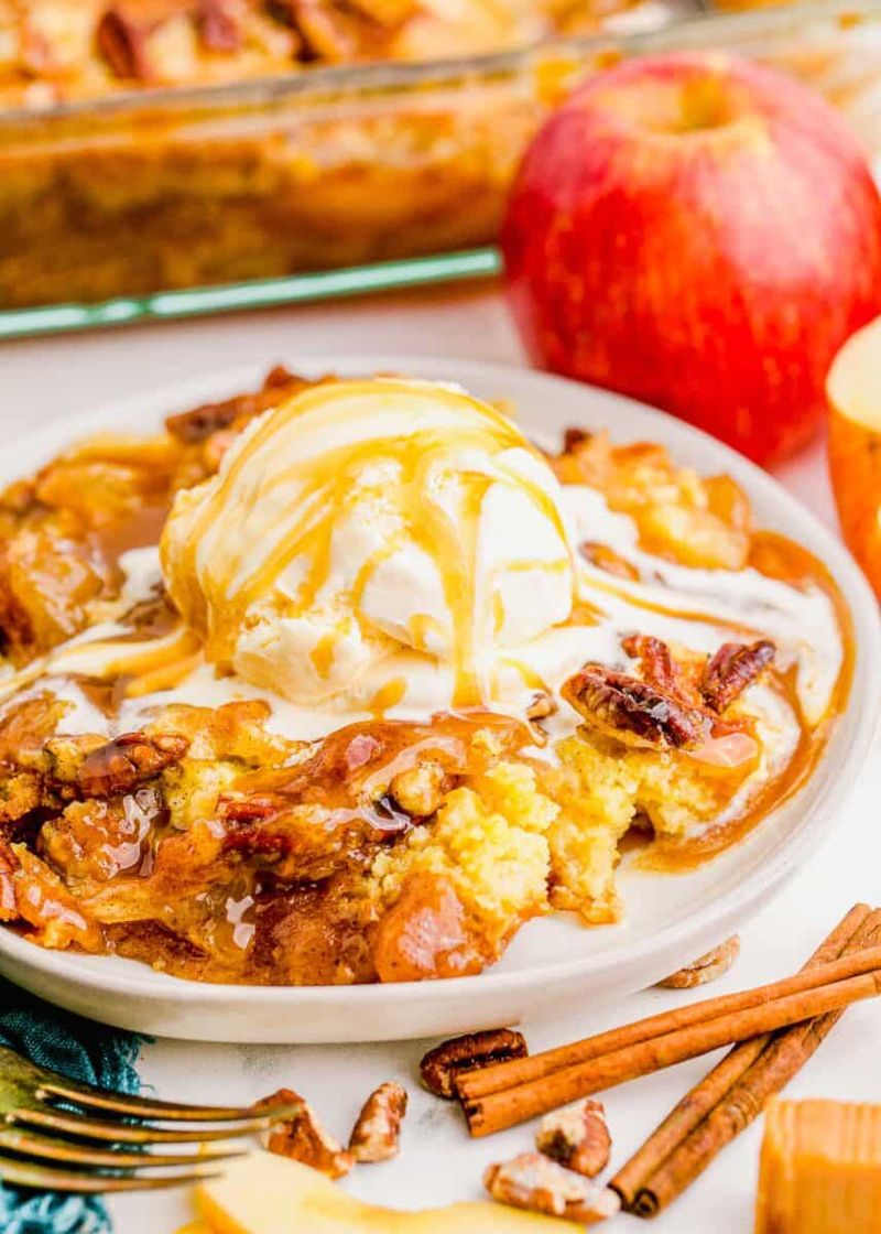 Caramel Apple Dump Cake