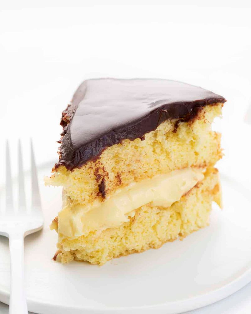 Massachusetts - Boston Cream Pie Slice