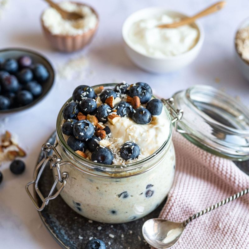 Overnight Oats With Greek Yogurt