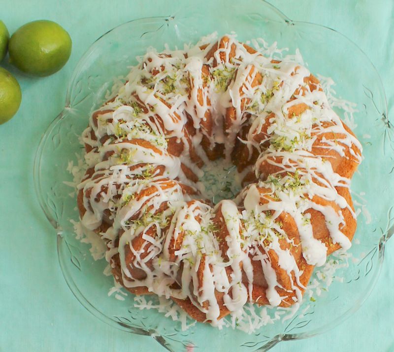 Coconut Lime Mini Bundts