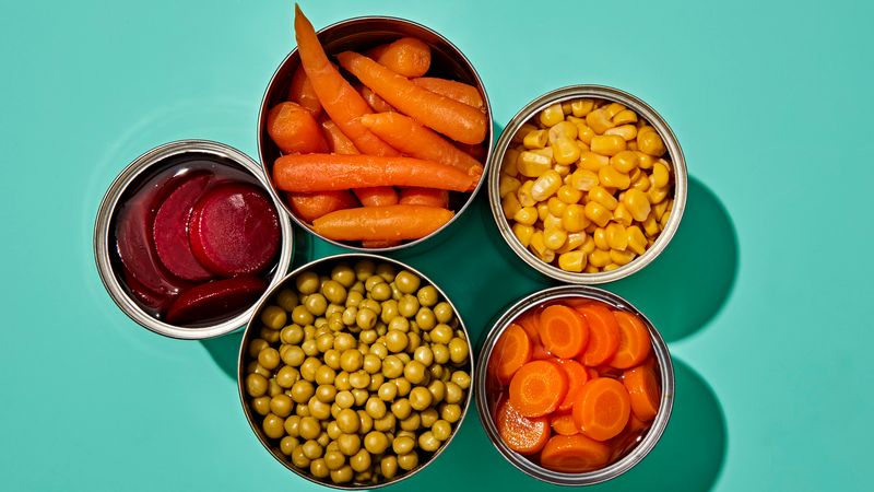 Canned vegetables