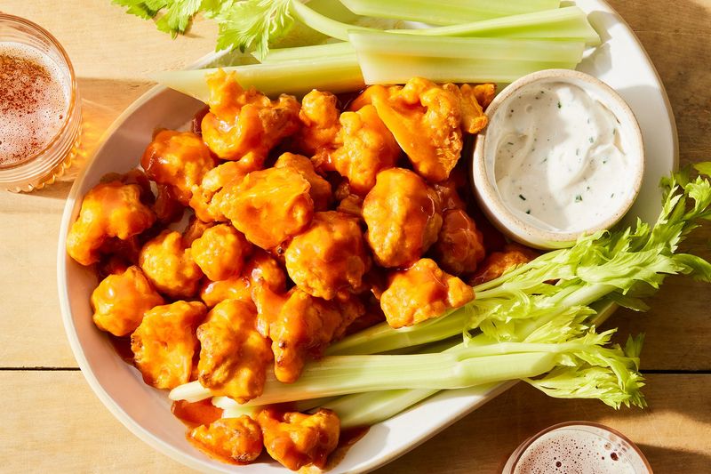 Buffalo Cauliflower Bites
