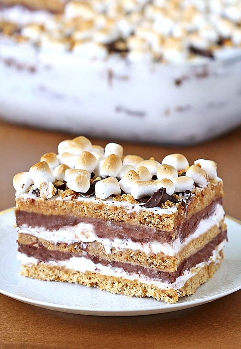 S’mores Icebox Cake