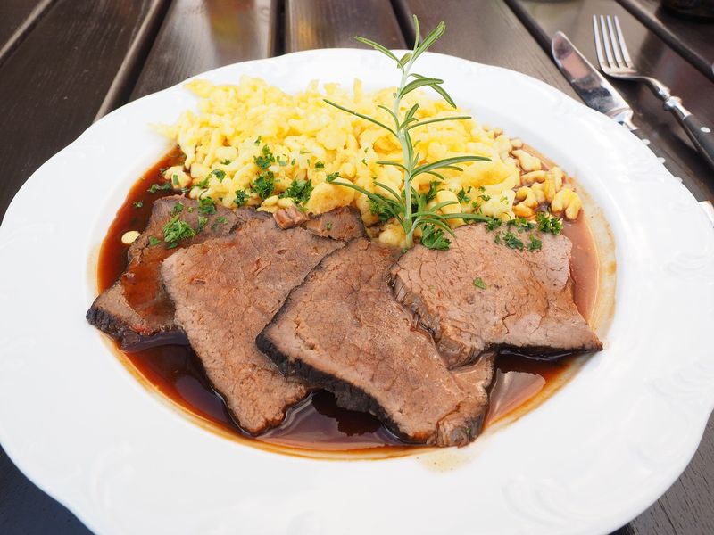 Sauerbraten (marinated pot roast)