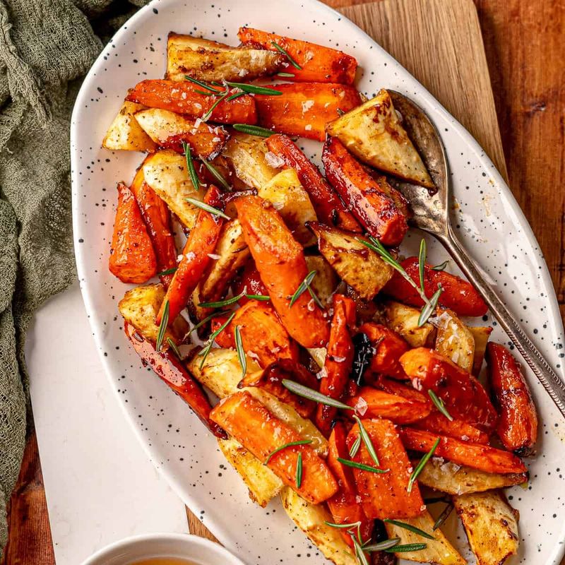 Roasted Parsnips and Carrots