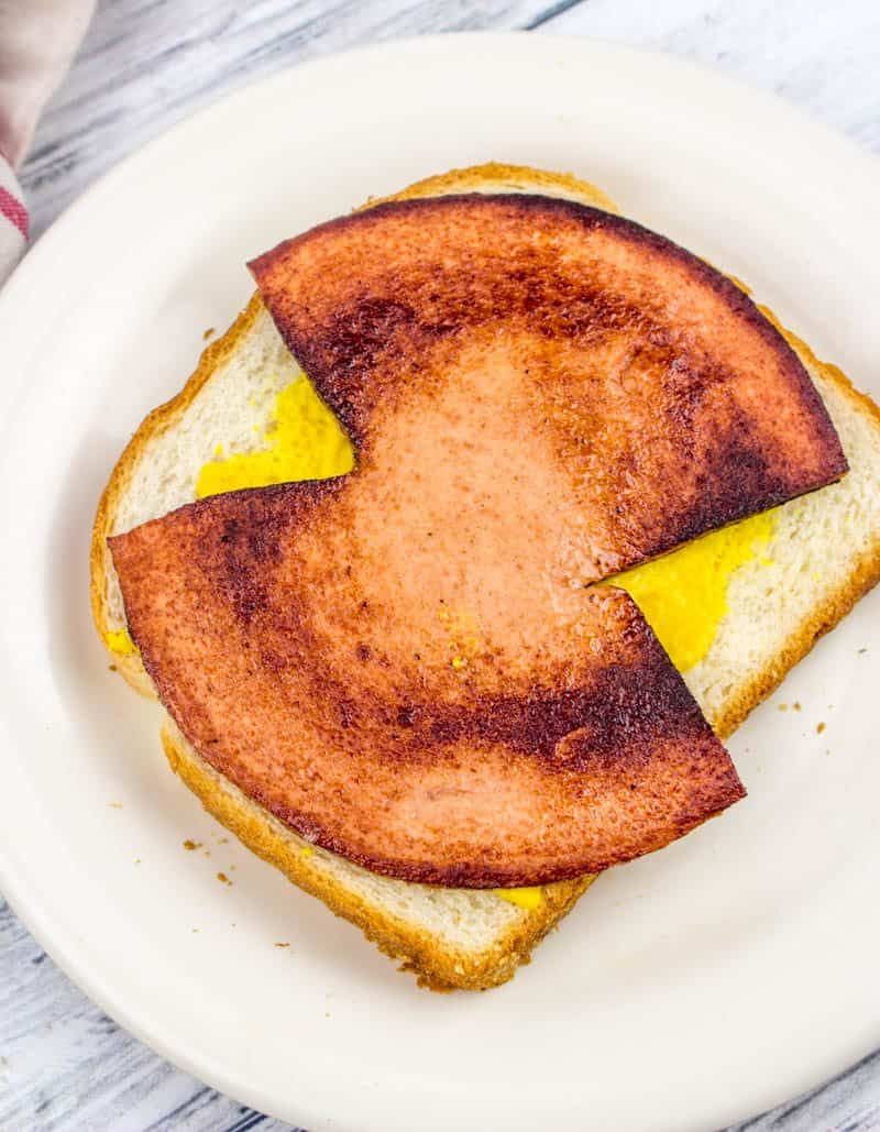 Fried Bologna Sandwich