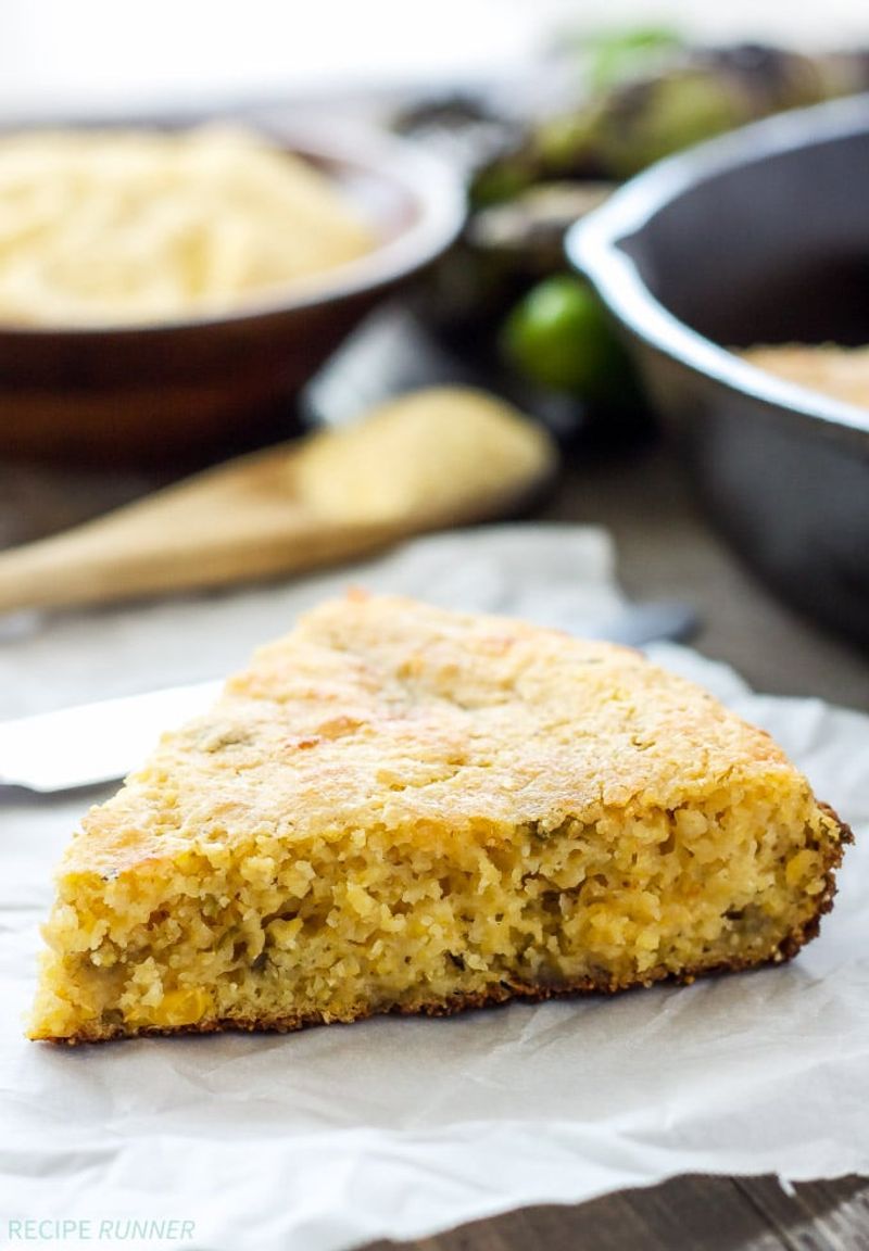 Green Chile Cornbread (New Mexico)