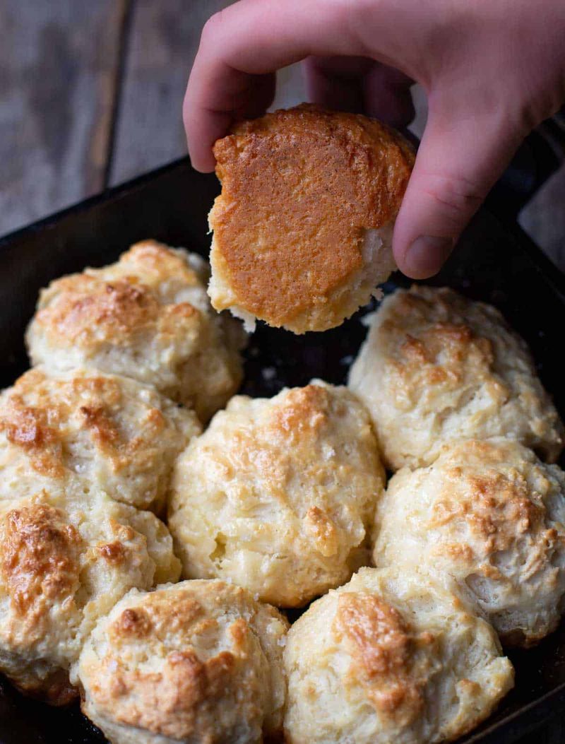 Crispy bottom biscuit trick