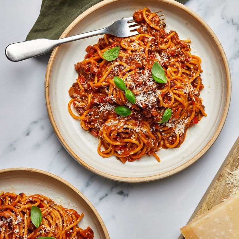 Spaghetti with Tomato Soup Sauce