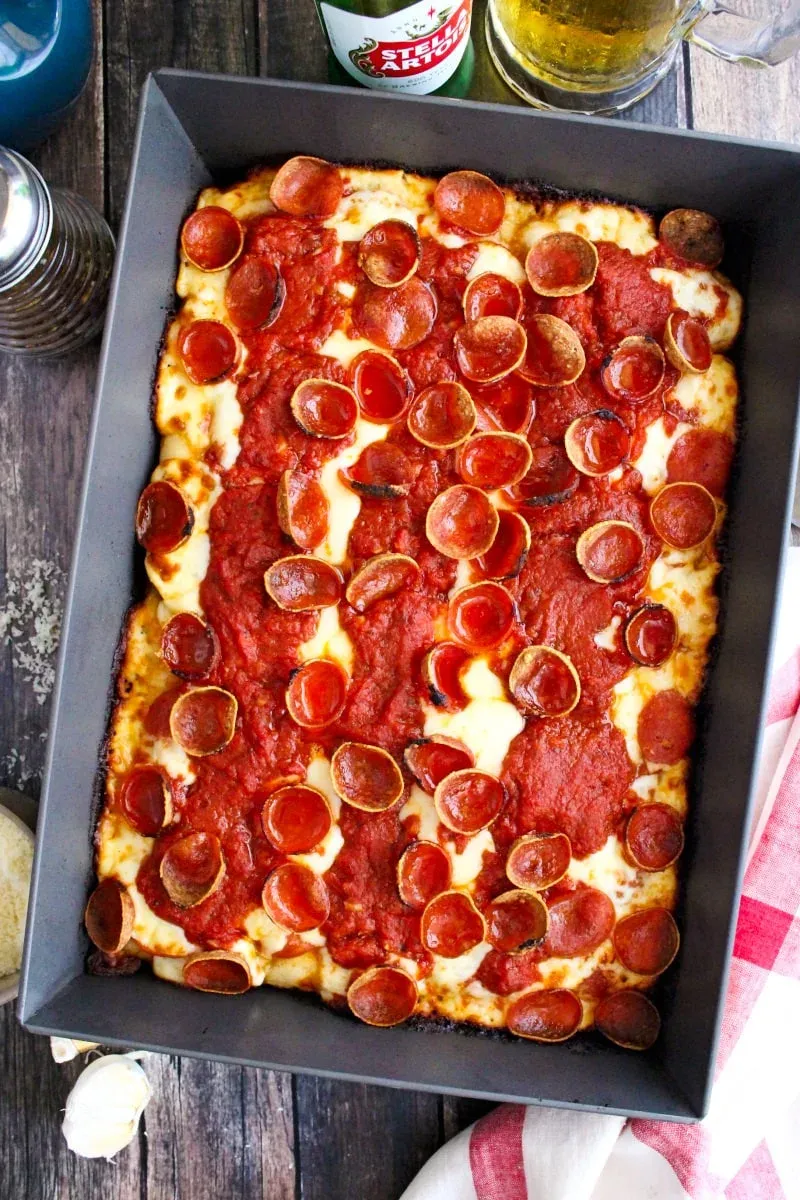 Detroit Style Pizza