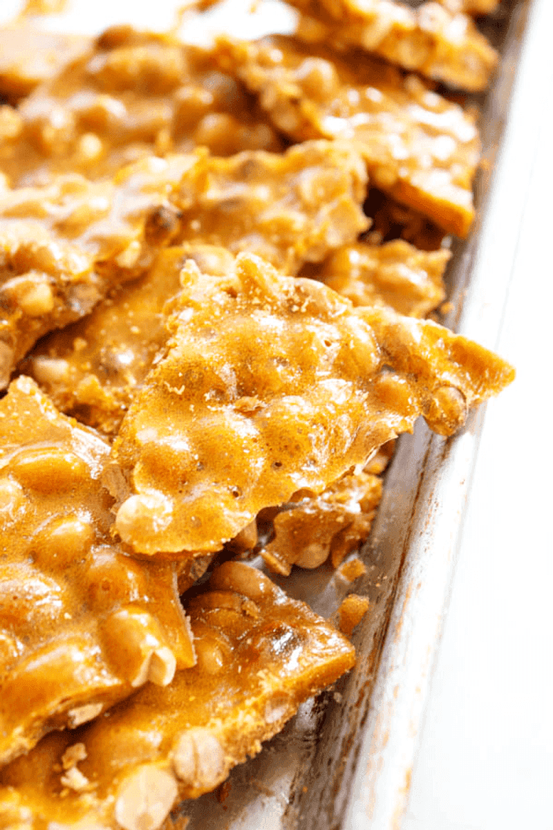 Salted Peanut Brittle (Southern Style)