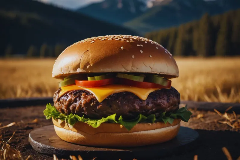 Montana - Bison Burger in Bozeman