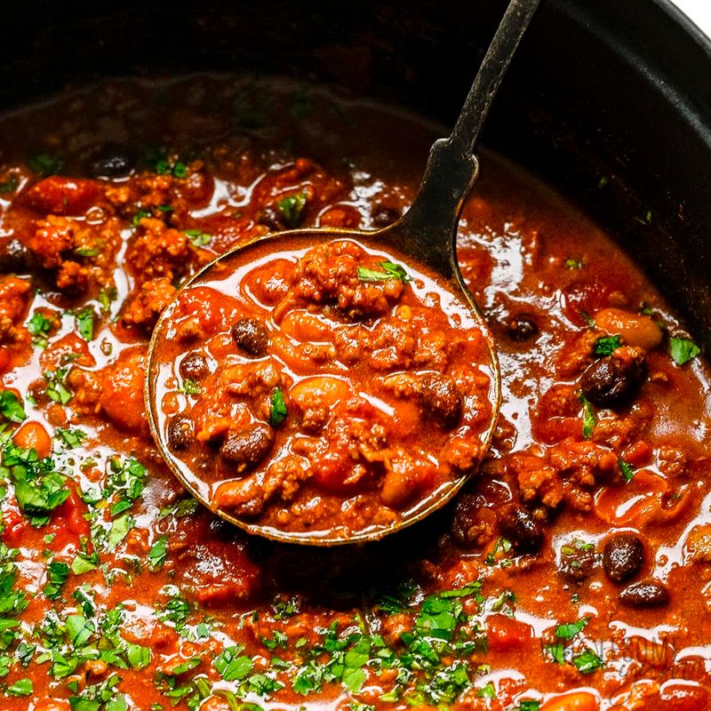 Beef and Bean Chili (No Taco Vibes)