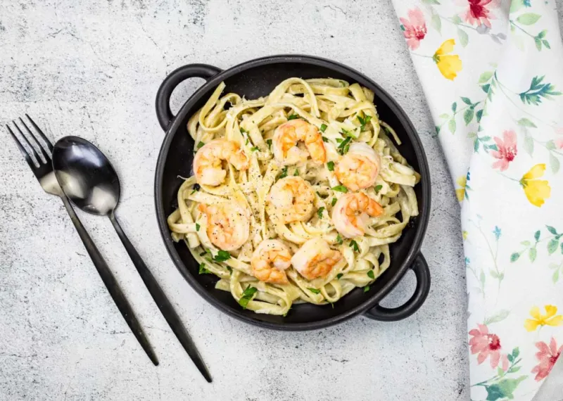 Olive Garden-style Shrimp Alfredo