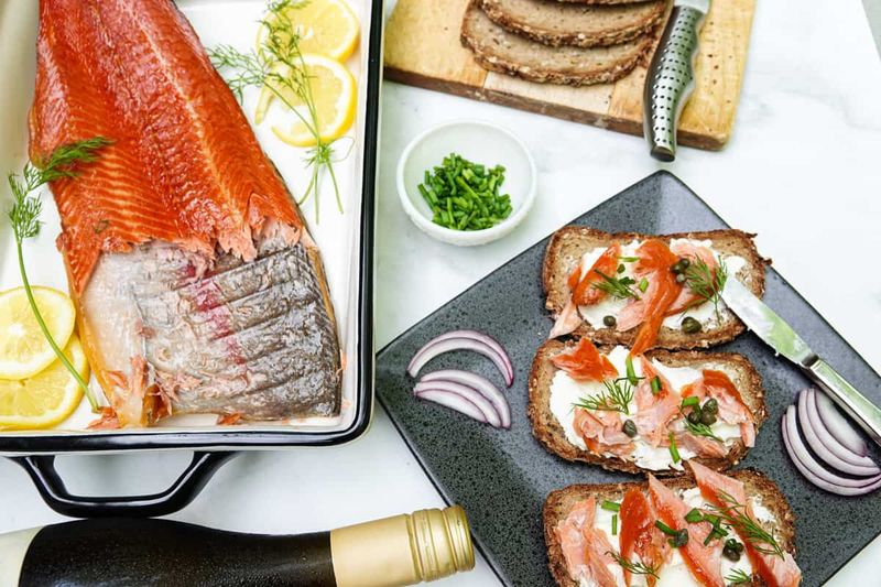 Smoked Trout with Herbs