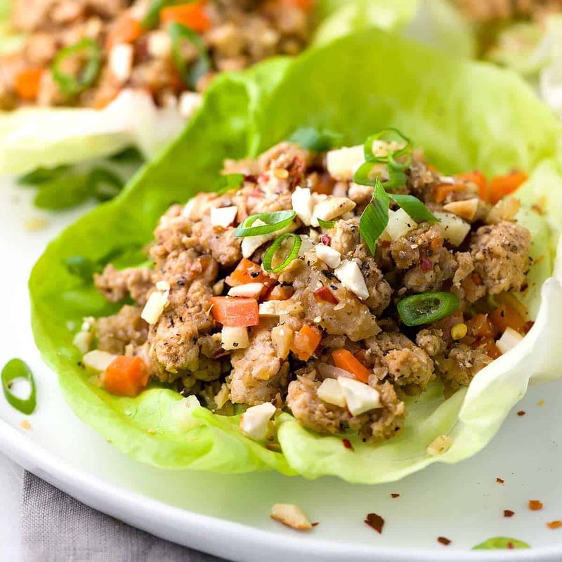 Turkey Lettuce Wrap Stir-Fry
