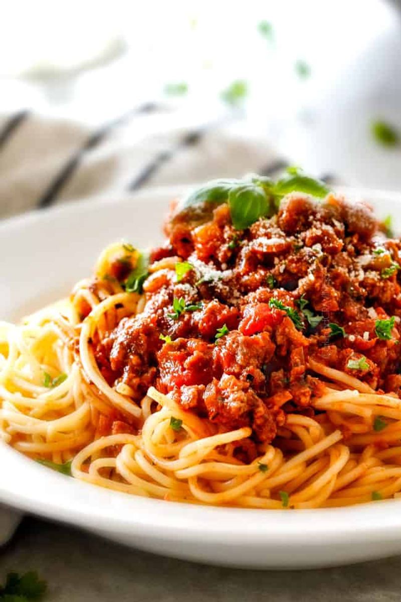 Spaghetti With Quick Meat Sauce