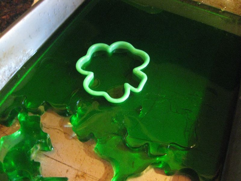 Shamrock Jello Jigglers