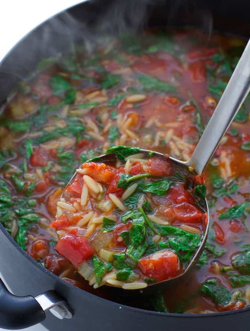 Tomato Orzo Soup