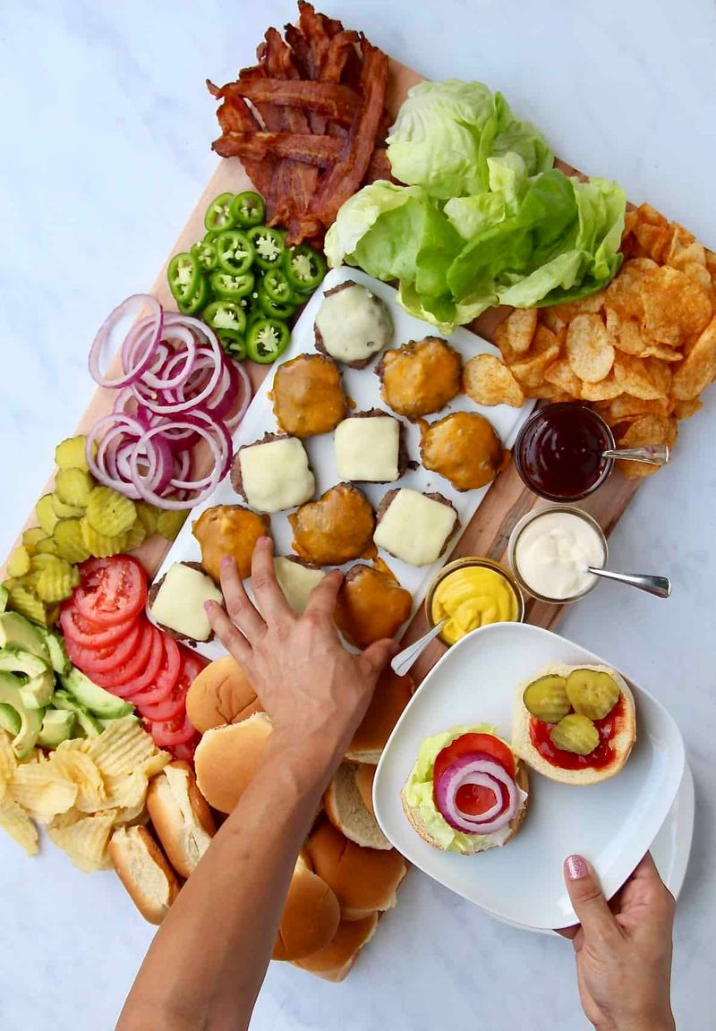 Burgers With Loaded Sides