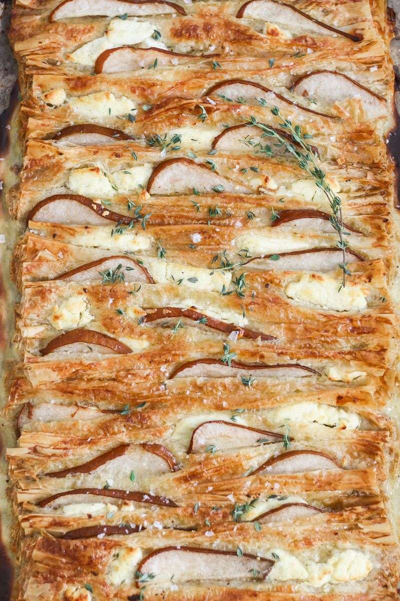 Pear And Honey Phyllo Tart