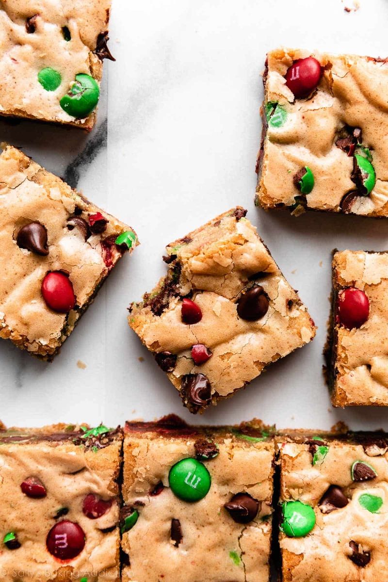 M&M Cookie Bars