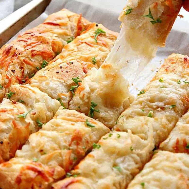 Cheesy Stuffed Breadsticks