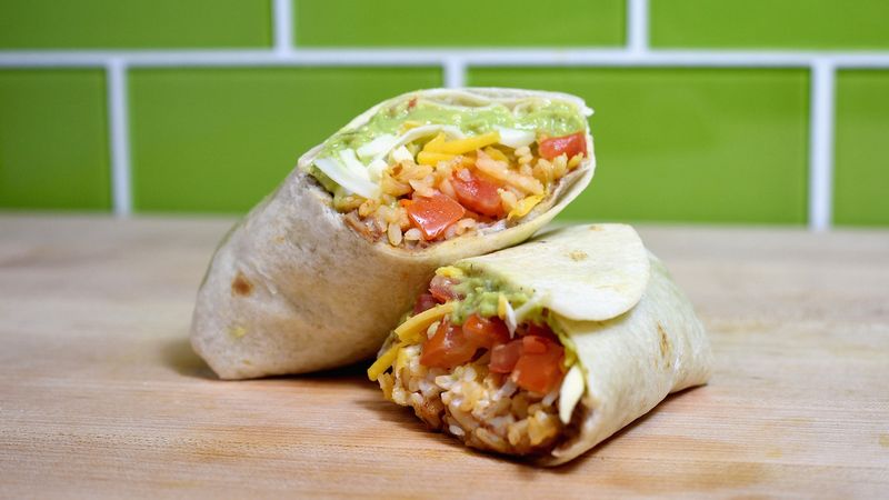Taco Bell Fiesta Veggie Burrito