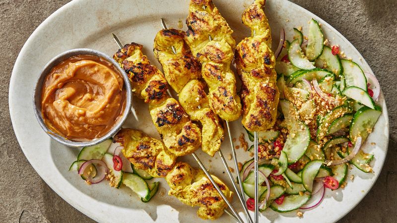 Satay With Peanut Sauce