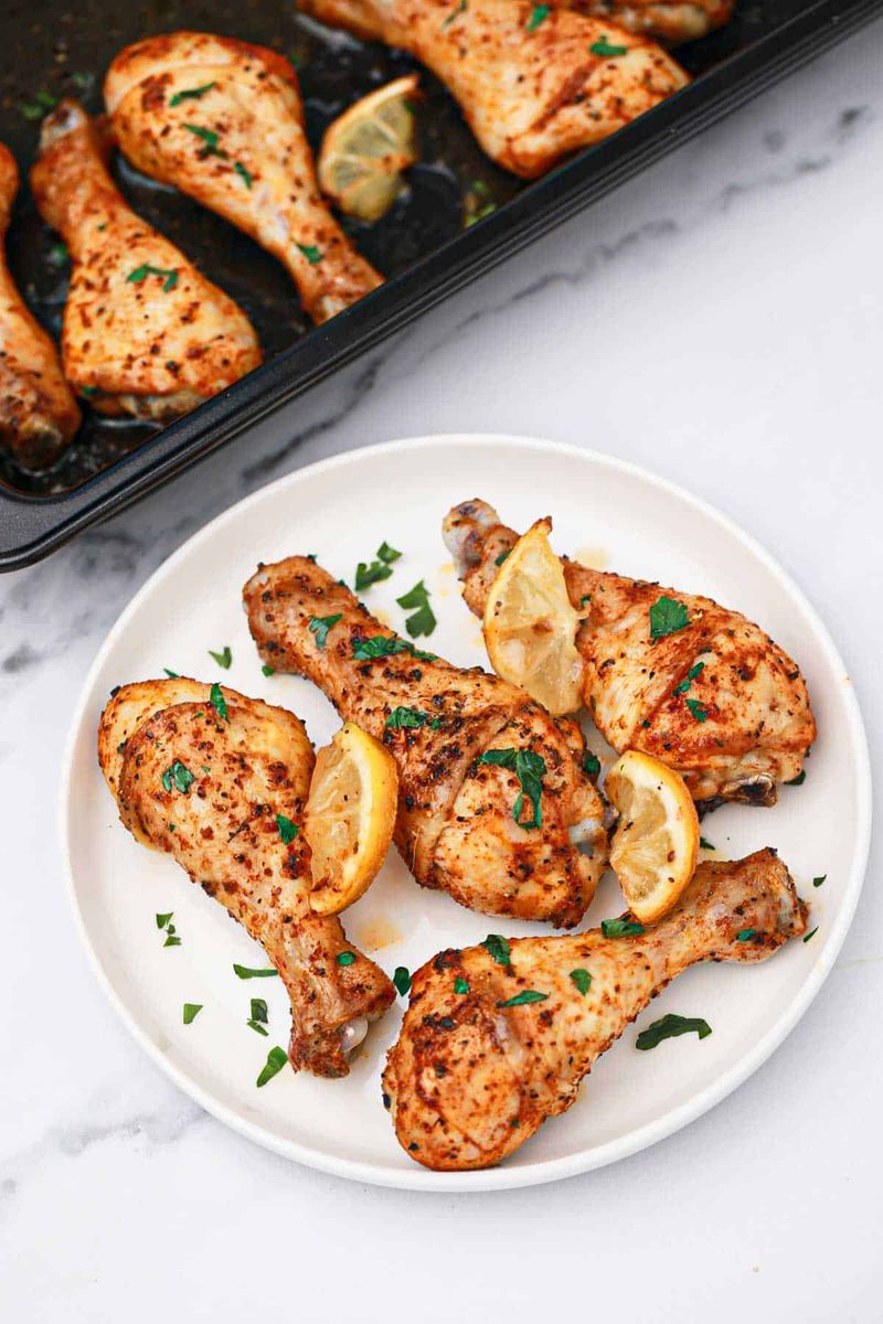 Lemon Herb Roast Chicken Drumsticks