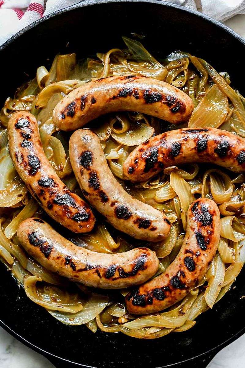 Beer-Cooked Brats