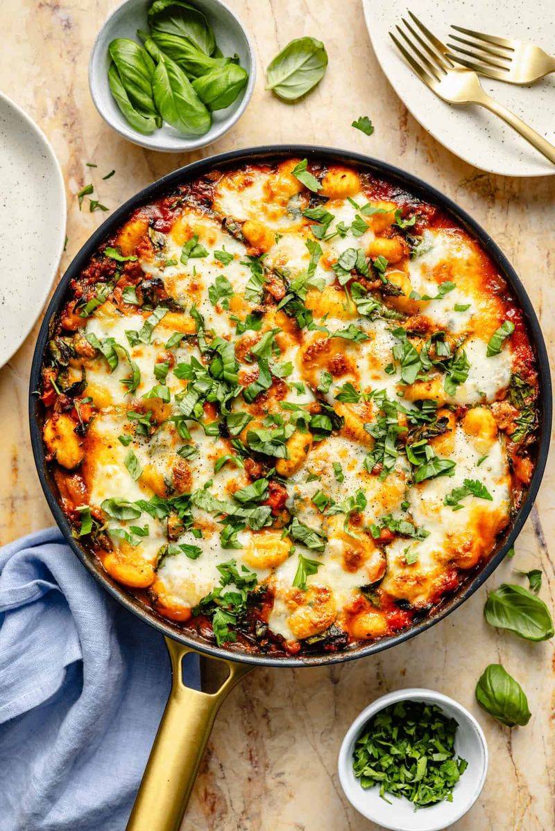 Parmesan Gnocchi Bake