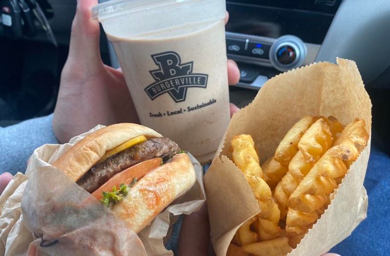 Burgerville Chocolate Hazelnut Milkshake