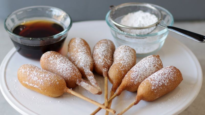 Pancake Sausage Corn Dog Sticks