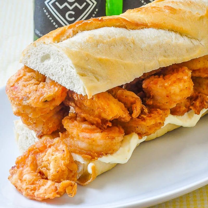 Shrimp Po’boy or Fish Sandwich