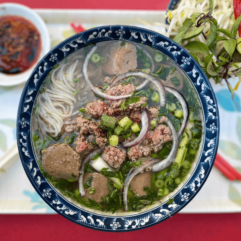 Pho-Style Beef Broth Bowl