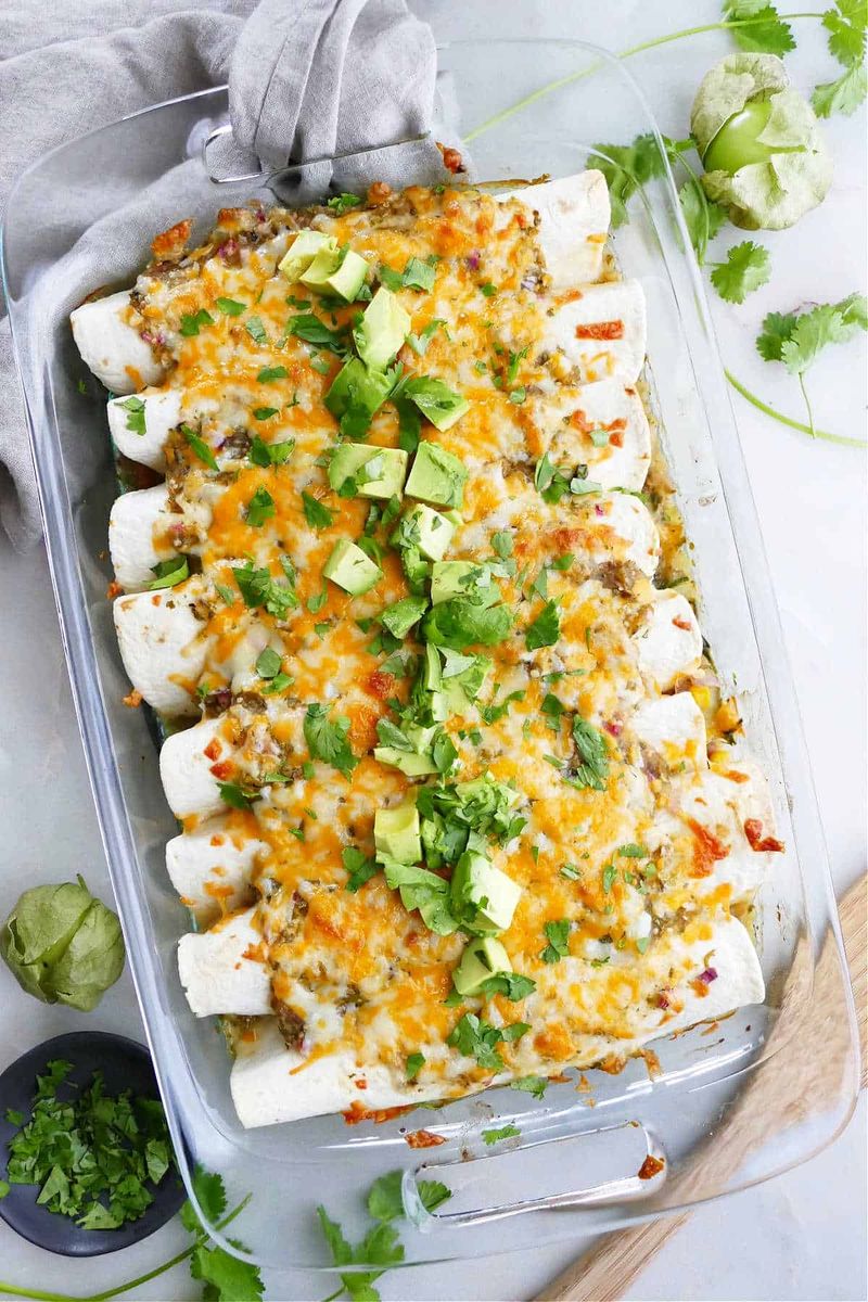 Enchiladas Verdes Vegetarian