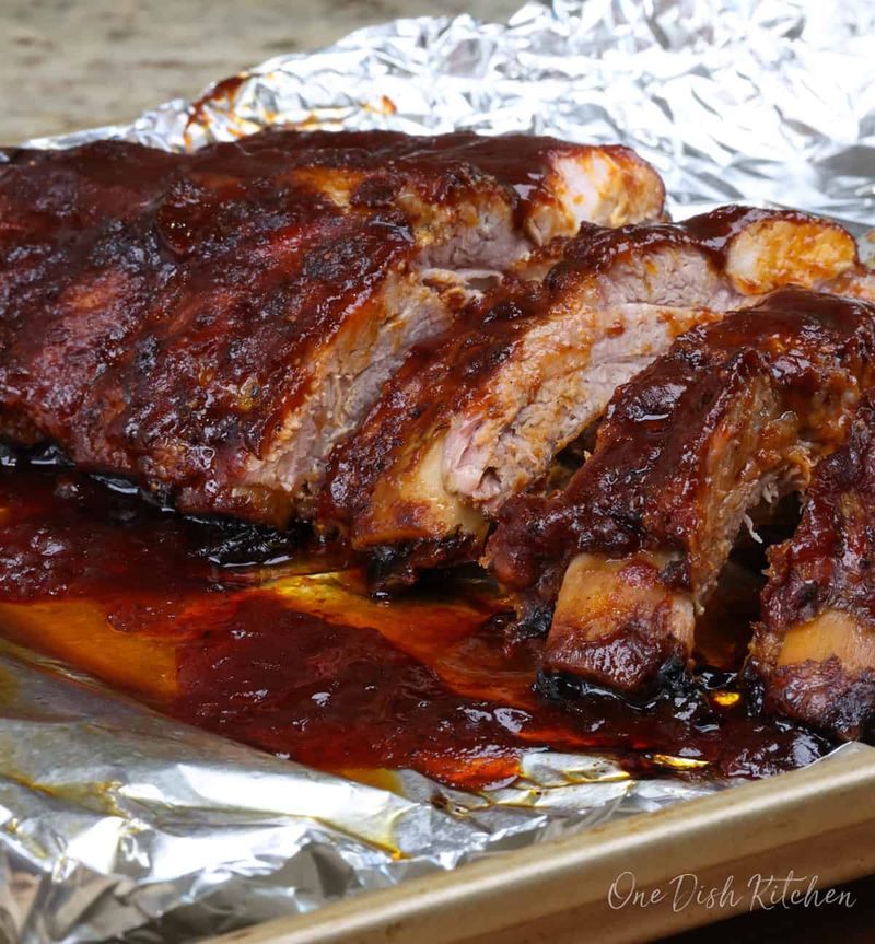 Oven-Baked Ribs With Broiler Char