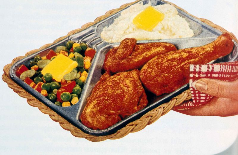 TV Dinners in Aluminum Trays