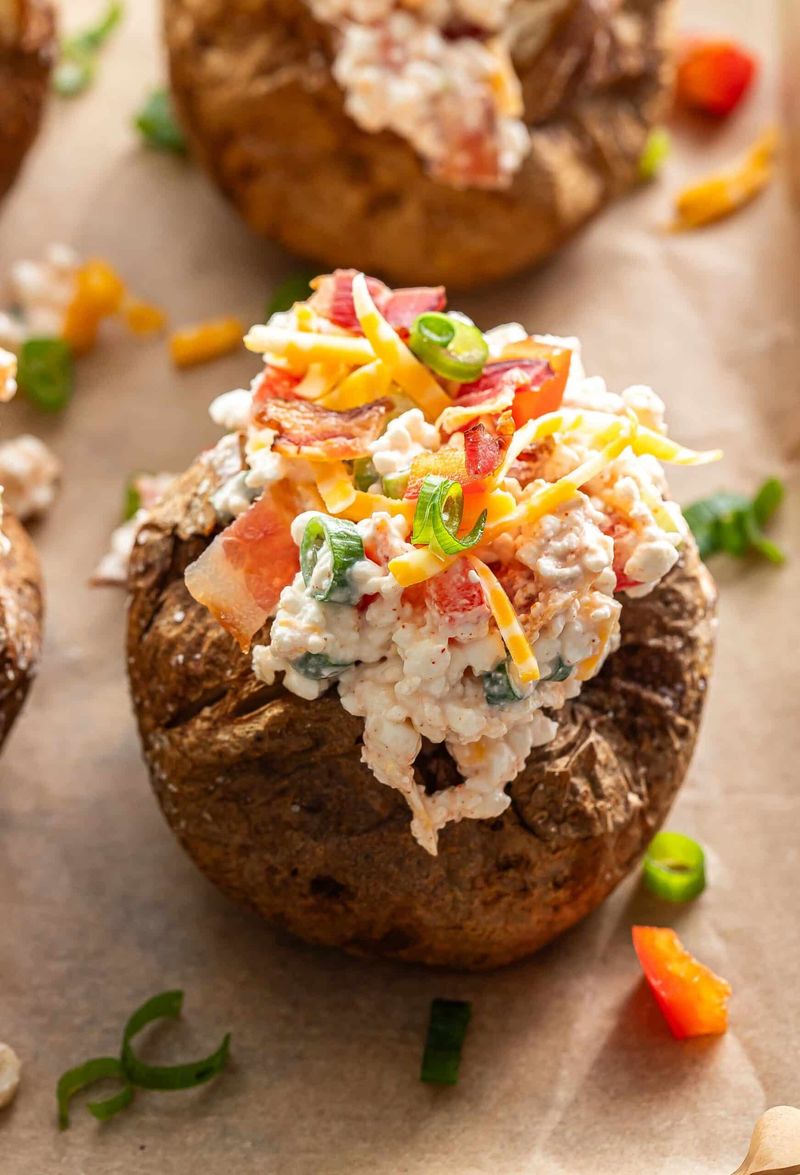 Cottage Cheese Baked Potato Topping