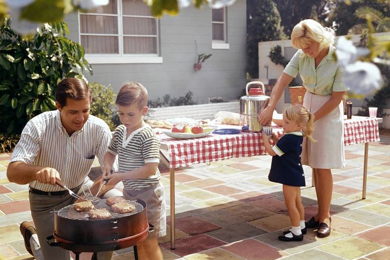 Backyard Grilling And Cookout Food